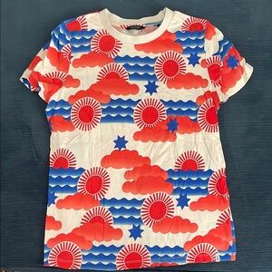 Scotch & Soda women’s T shirt with Asian design. Gently worn.
